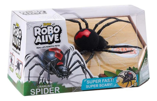 Brinquedo Infantil Robô Alive Aranha Zuru Movimentos Reais