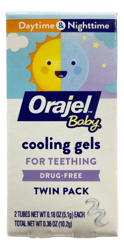 Orajel Baby Daytime And Nighttime Non-medicated Cooling Gels