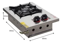 Comprar Fogão cooktop com alimentação gás - Itajobi Fogões 1 Boca cor prateado - 1 queimador