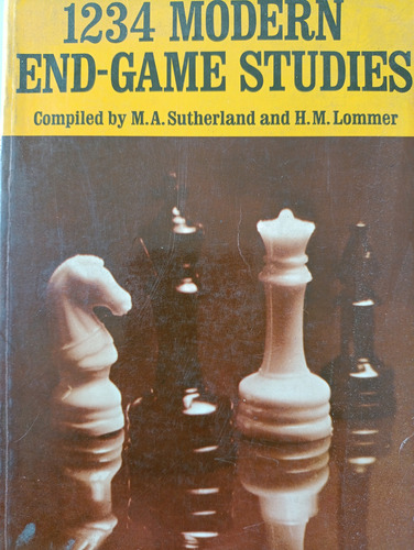 Libro De Ajedrez - 1234 Modern End-game Studies (Usado)