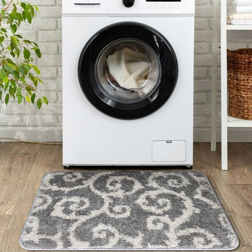2 Tapete Lavanderia Absorvente Antiderrapante Cozu D2 45x65