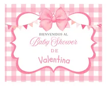 Comprar Cartel Banner Rectangular Para Baby Shower Personalizado Baby Shower Banner