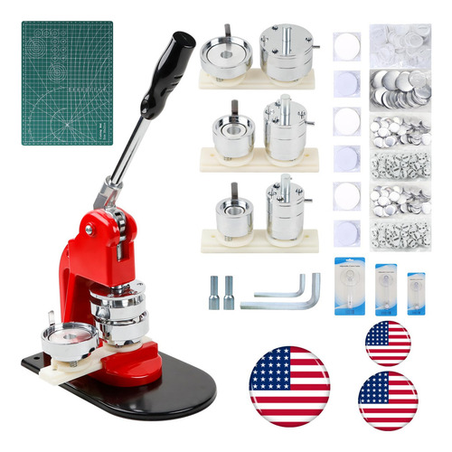 Maquina Profesional De Acero Para Hacer Pines 25 32 Y 58mm