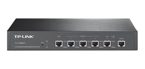 Imagen 1 de 1 de Router TP-Link TL-R480T+ negro 100V/240V
