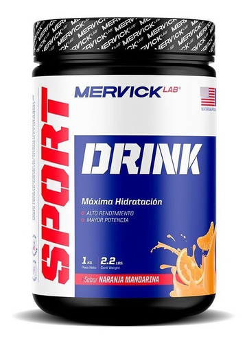 Mervick Lab Sport Drink Máxima Hidratación Rinde 15l Nar Man