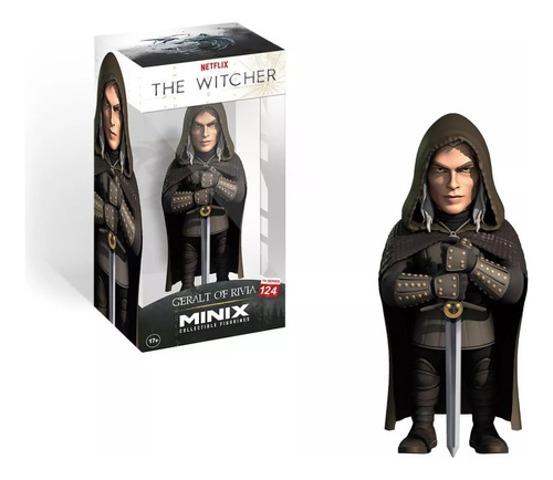 The Witcher Geralt Of Rivia Capucha 10 Cm Minix Netflix