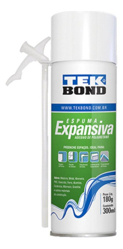 Espuma Expansiva De Pu 180g/300ml - Tekbond