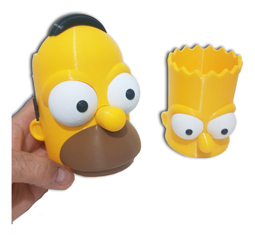 Lapicero Simpsons Impresion 3d Organizador