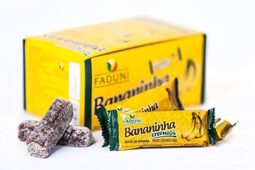 Bananinha Cremosa Com Açúcar 24x30g