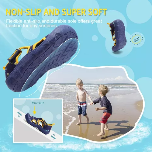 Los niños nadan los zapatos de agua de secado rápido Non-Slip