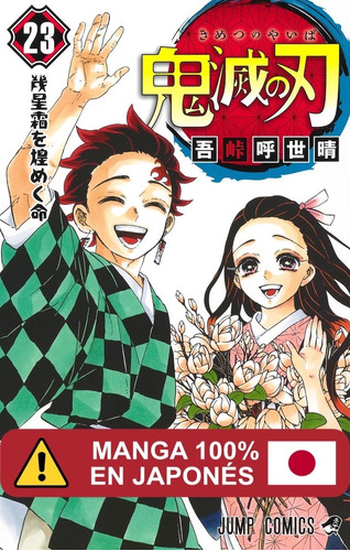 Manga Kimetsu No Yaiba Idioma Japonés Tomo 23