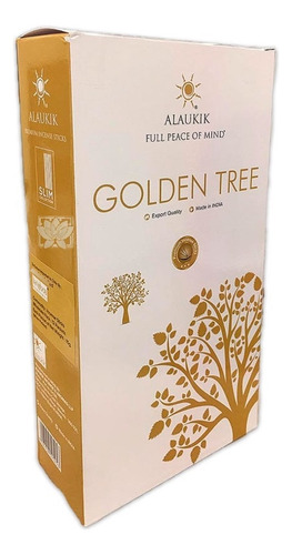 Incienso Alaukik Slim Golden Tree 15gr