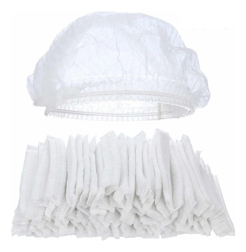 Cofia Blanca Descartable Pack 100u - Mundo Trabajo
