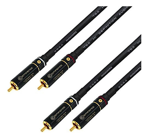 4 Pies Rr Par De Cables De Interconexion De Audio De Alta D