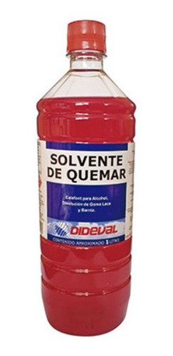 Solvente De Quemar 1lt Dideval