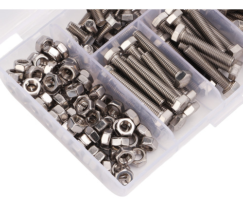 Juego De Tuercas M5, Tornillos Y Tornillos De Acero Inoxidab