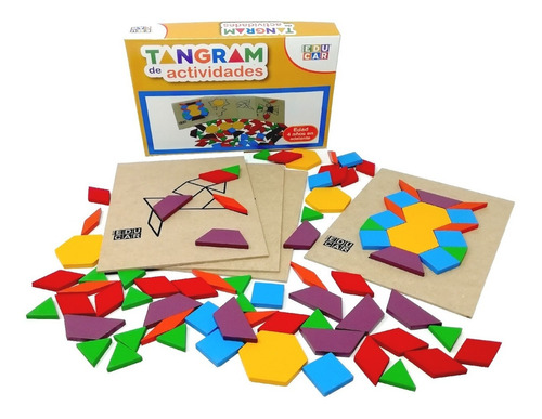 Tangram De Madera Didáctico