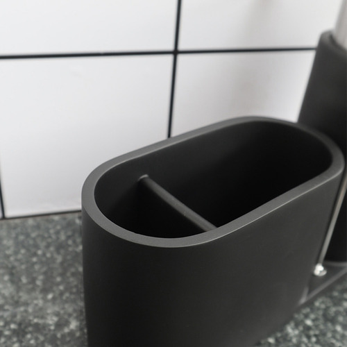 Dispensador De Jabón De Cocina Esponja Y Cepillo