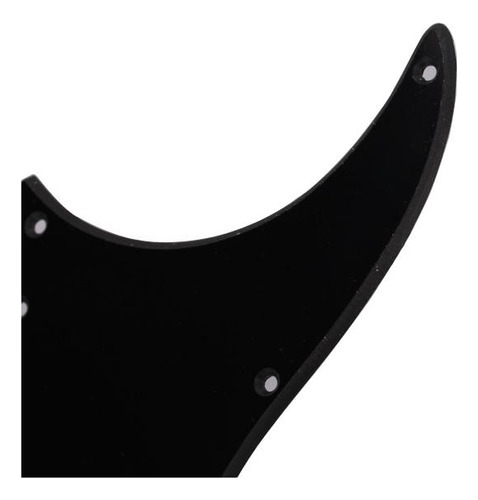 Pickguard Negro De 1 Capa Y 11 Orificios Para [u]