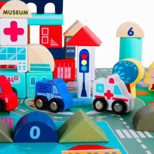 Juego Didactico City 115 Pcs - Kidscool