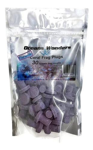 Océanos Maravillas Coralinas De Cerámica Púrpura Coral Frag 