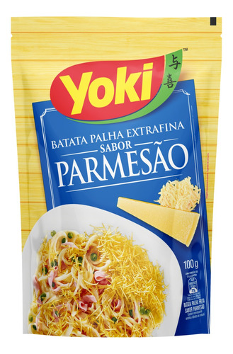 Batata Palha Extrafina Yoki parmesão sem glúten 100 g