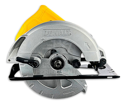 Serra Circular Elétrica Dewalt Dwe560 1400w P/ Corta Madeira Cor Amarelo Frequência 50 Hz 60 Hz 127v