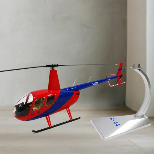 1:32 Robinson R44 Air Force Diecast Modelo De Avión Con