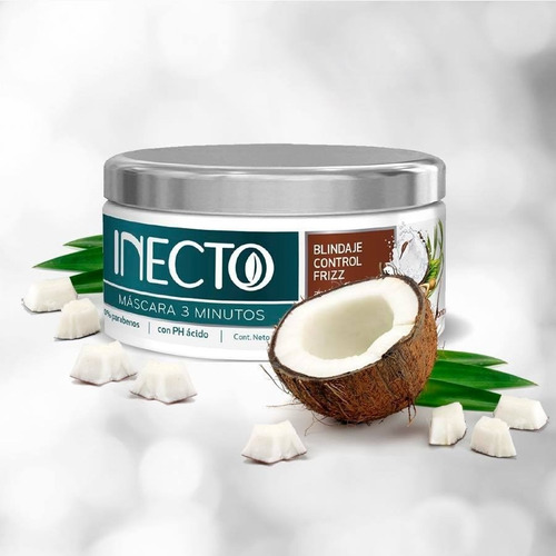 Set Shampoo Acondicionador Y Máscara Inecto Blindaje Control