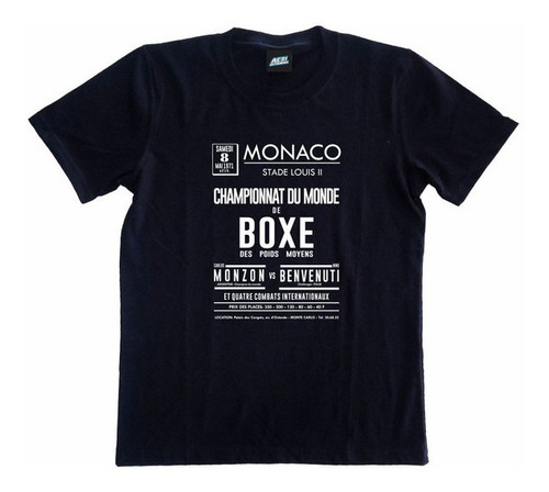 Remera Boxeo 4xl 005 Monzon Vs Benvenuti