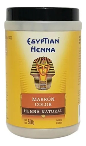 Henna Egyptian En Polvo X 500gr Tintura Vegetal Marrón