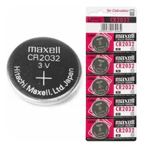 Comprar Pack De 5 Pilas Modelo Cr 2032 Cr2032 3v Tipo Boton Maxell