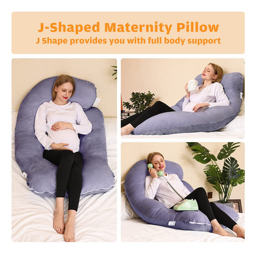 Almohadas De Embarazo En Forma De U Con Funda Extraíble