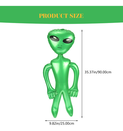 Alien Infla Alien Expand Inflable, 2 Unidades
