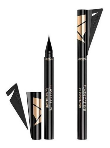 Imagen 1 de 2 de Loreal Delineador F Cat Eyeliner Black