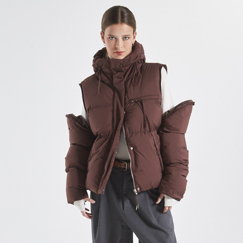 Campera Puffer Harmony Chocolate