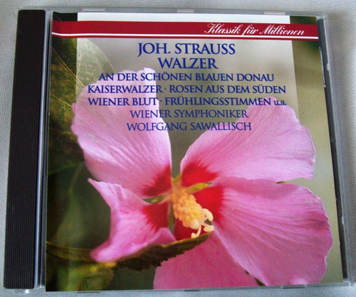 Johann Strauss Valses Danubio Azul W. Sawallisch Cd  (ee) 