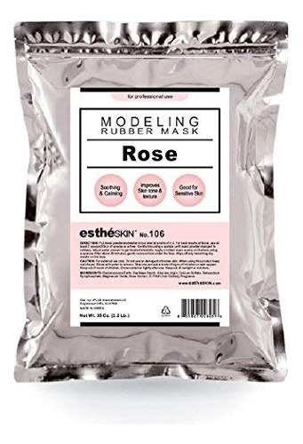 Estheskin No.106 - Mscara De Goma Para Modelar Tipo Rosa Par