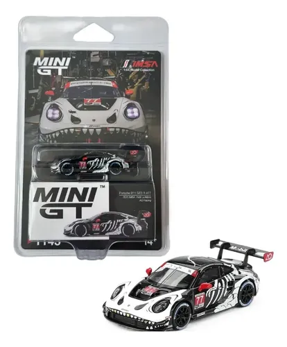 ミニカー MINI GT Porsche 911 GT3 R #77 Mini GT Porsche 911gt3 R #77 Imsa Petit Rexy Skeleton #1143 Preto