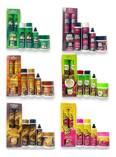 32 Produtos (08 Kits) Sham +cond + Masc +leavin Bell Corpus