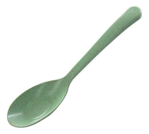 Cuchara Sopera De Mango Largo Con Paja De Trigo Para Niños,