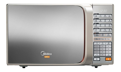 Micro-ondas Grill Midea Liva MTAEG4   prata 30L 220V