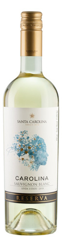 Vinho Sauvignon blanc Santa Carolina Reserva 2018 750 ml em um estojo de sem estojo