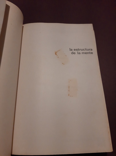 La Estructura De La Mente Reinhardt Grossmann (Usado)