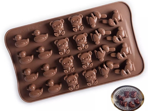Molde De Silicon Chocolates Para Pascua Conejos Patos