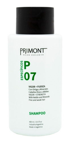 Primont Especificos P07 Shampoo Ortiga Pelo Fino Caída 400ml