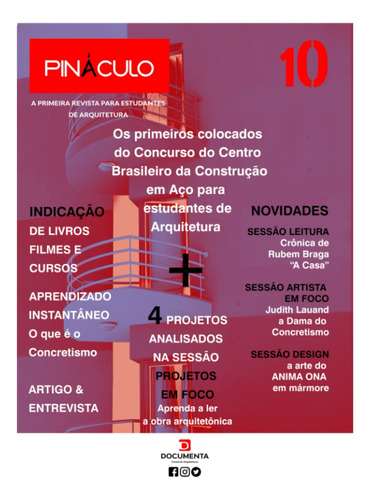 Revista Pináculo 10: Revista Para Estudantes De Arquitetura