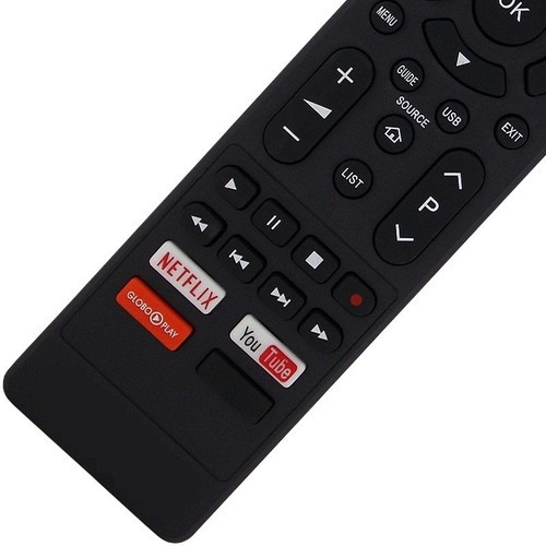 Controle P/ Tv Philco Com Tecla Netlix / Youtube Globoplay /