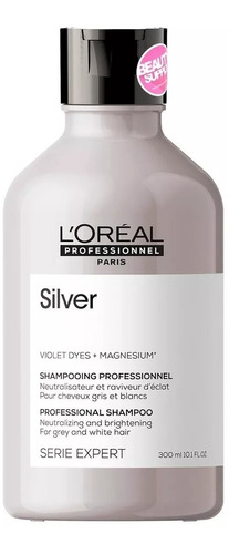 Shampoo Silver Matizador 300ml Loreal Serie Expert