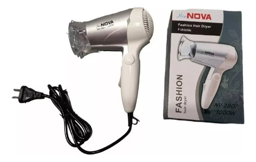 Mini Secador De Pelo Nova 1000w Viajero, Portátil